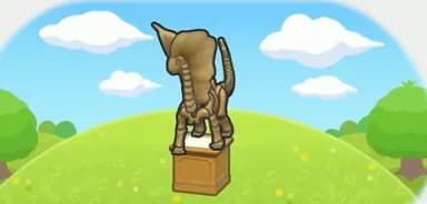 툰드라 화석 전시대